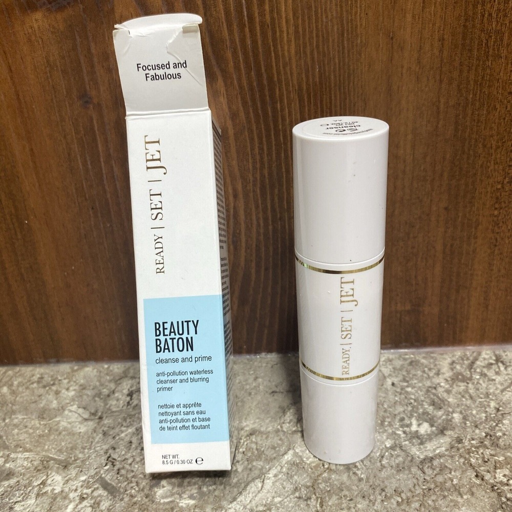 Ready Set‎ Jet Beauty Baton, Hydrate and Glow Full Size Cleanser & Primer 2 In 1